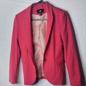 H&M Vibrant Pink Suit Jacket